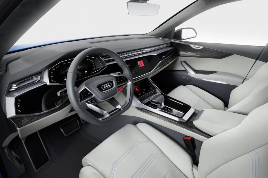 Интерьер Audi Q8 Concept 2017 года  (фото 20 из 46)